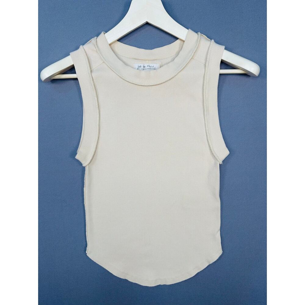Free People We The Free Kate Tee Ribbed Tank Size Small